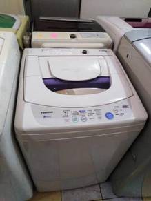 Toshiba Auto Basuh 7kg Recon Washer Top Load Mesin