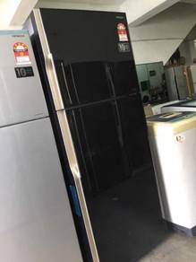 Black Refrigerator Fridge Hitachi Inverter New