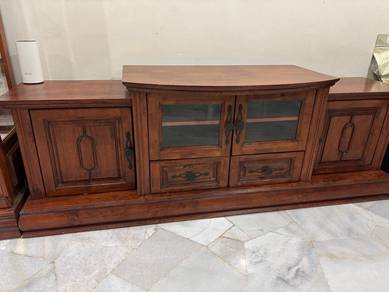 Bali style solid wood tv cabinet for sale