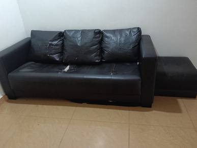 3 seater sofa Dan 1 sofa kecil