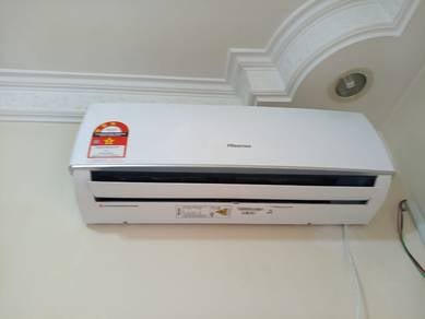 Aircond Hisense 1.0hp Non Harga Siap Pasang DP327