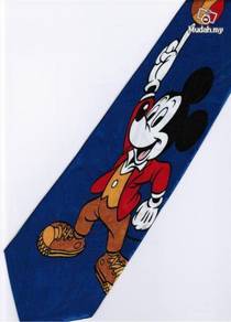 Mickey Mouse Disney Play Ball Cartoon Neck Tie