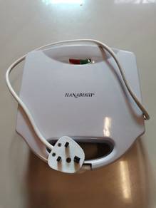 Hanabishi Sandwich Maker HA 5188 Non-Stick Plates