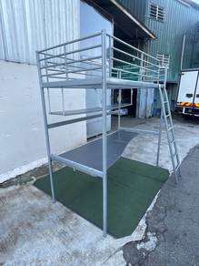 YC27K  Katil Besi Single IKEA Bed with Study Table