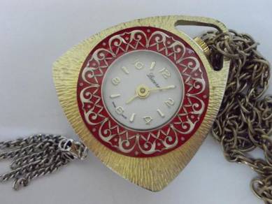 Vintage Lucerne lady Pocket pendant watch