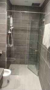SHOWER SCREEN PANEL l glass skrin mandian kering