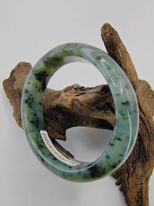 51.60 X 44.90mm Oval Shape Jadeite Jade Bangle