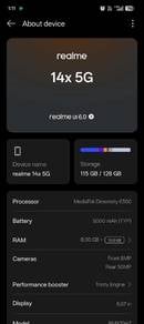 green colour realme14 5g