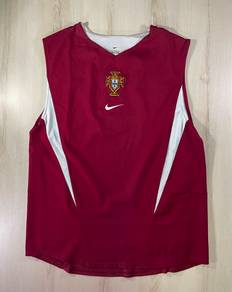 Nike 2002 Portugal Sleeveless Training Jersey #EZ2