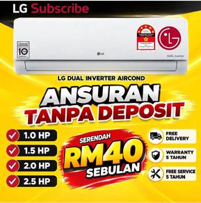 Promo Aircond LG Dual Inverter (Panchor JHR002)
