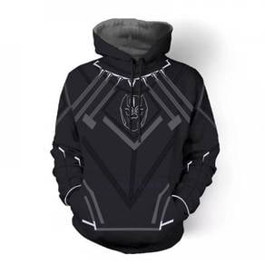 Black panther wakanda black hoodie jacket sweater