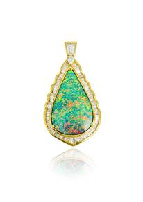 750 Opal Yellow Gold Pendant EC00106YGP