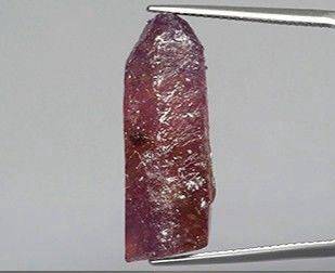 Natural untouched Ruby crystal point