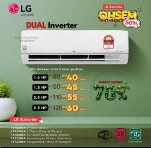 LG Dual Inverter Aircond (SG Buloh)
