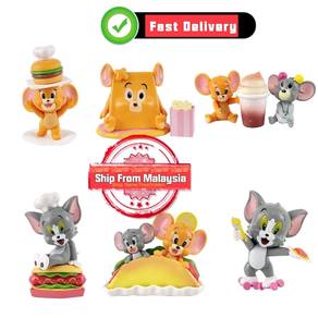 Cartoon Anime Tom and Jerry 6pcs/Set Pvc Action Fi