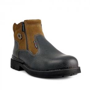 Safe Shoe Black Hammer Mid Black/Brown Lace BH4301
