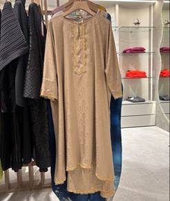 baju kurung with instant pario include selendang