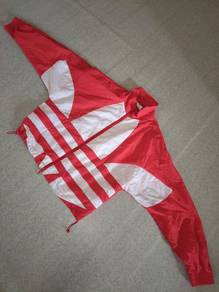 Windbreaker Adidas merah