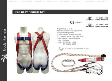 Full Body Harness for Fall Protection PPE SIRIM