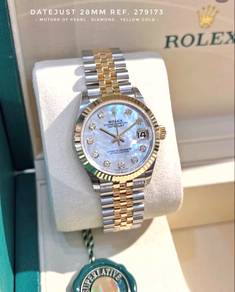 Rolex Datejust 28mm MOP Yellow Gold 279173