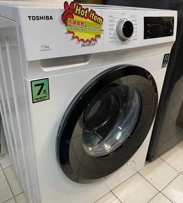 TOSHIBA 7.5kg Front Load Washer 6J1n1 - terpakai