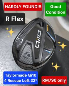 RARE🔥 Taylormade Qi10 Rescue 4 (loft 22*) R Flex