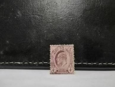 1906 Malaysia Straits Settlements King Edward VII