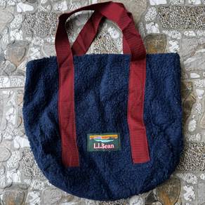 Vintage L.L. Bean Fleece Totebag