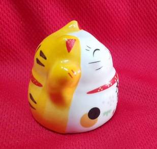 Lucky Cat Small Ornaments Cute Maneki Neko Office