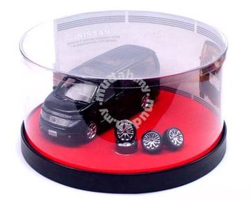 Nissan Elgrand 1:64 kereta hiasan kecil (Black)