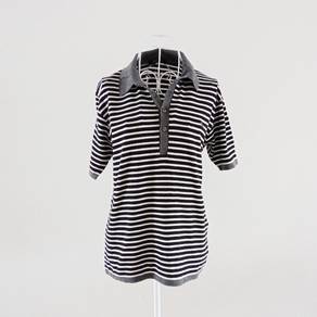 Burberry Black/White Stripes Fine knited T-Shirt