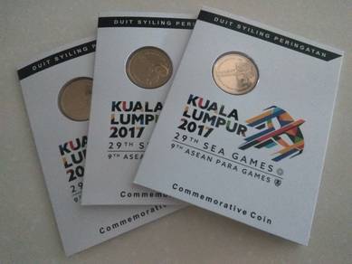 Malaysia Coin card 29th Sea Games 2017