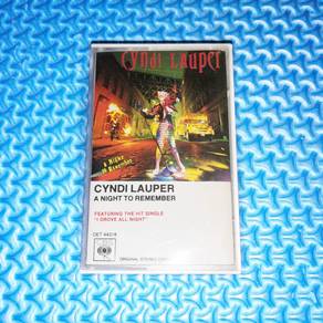 Cyndi Lauper - A Night To Remember [1989] Cassette