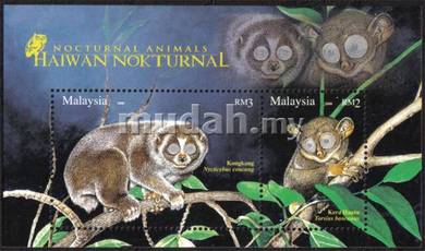 2008 Nocturnal Animals Stamp Malaysia MS UM