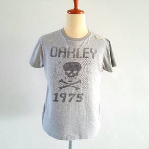 Oakley Grey Crew Neck Tee