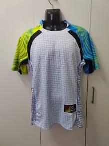 ITEM BARU_Baju Jersi Ragbi ARORA size M White