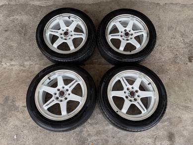 Rim te37 15 inch spec axia bezza myvi iriz flx