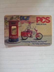 GOLD BAR 1GRAM Pos Malaysia Motor