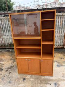 6ft Multipurpose Cabinet Glass Display Rack Shelve