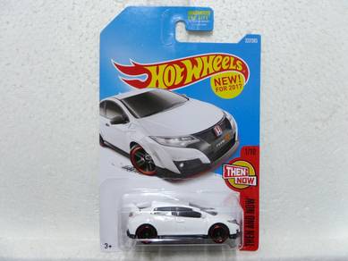 Hotwheels '16 Honda Civic Type R white