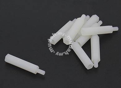 5.6mm x 31mm M3 Nylon Threaded Spacer (10pc)