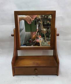 VANITY CHEVAL MIRROR with DRAWER, DRESSER/TABLETOP