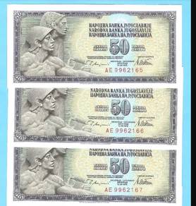 Yugoslavia 50 Dinara & 100 Dinara 1978