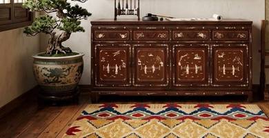 antik rosewood side buffet