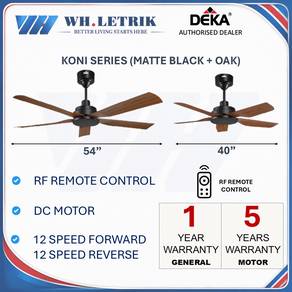 [ANGIN KUAT] Deka DC Motor Ceiling FAN