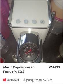 mesin Espresso Coffee Petrus PE3363