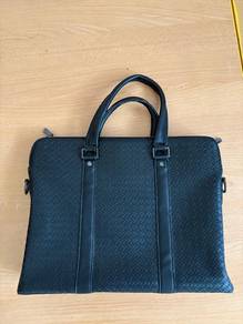 Black Woven Briefcase