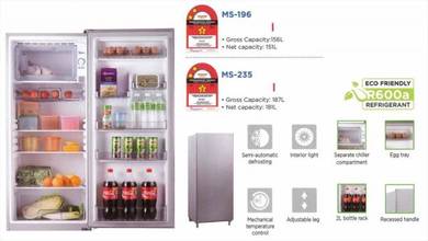 New MIDEA 1 door Refrigerator MS-196