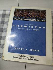 Brady & Senese Chemistry Textbook (4th Edition - W