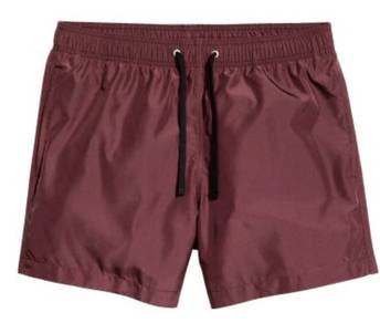 H&M SHORTS - BURGUNDY (Seluar Pendek)